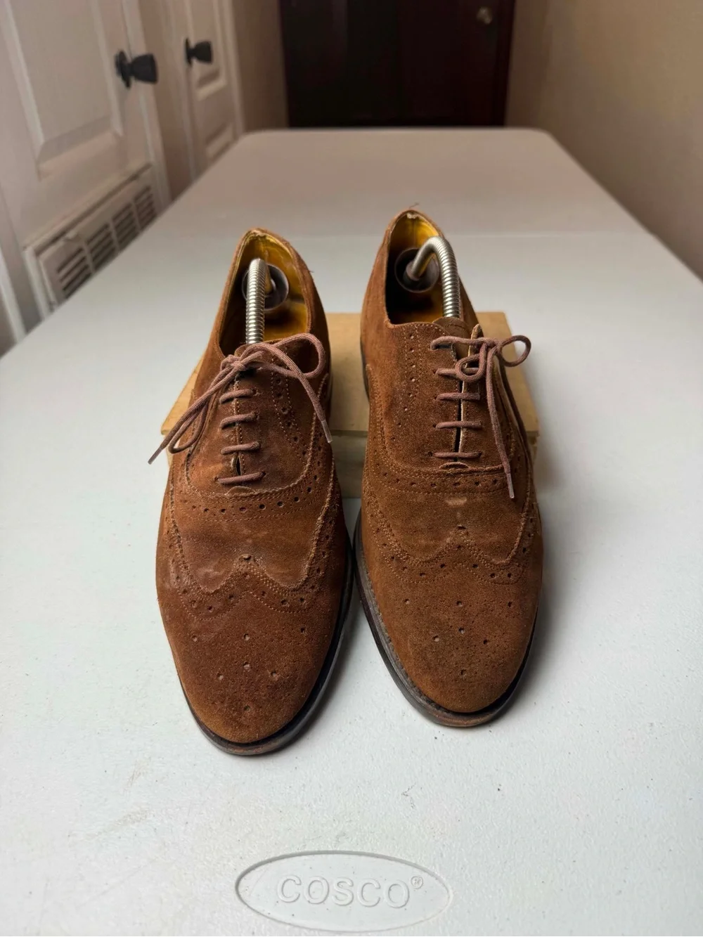 Jones Bootmaker Brown Men’s Leather Lace Smart Shoes Sz 8.5